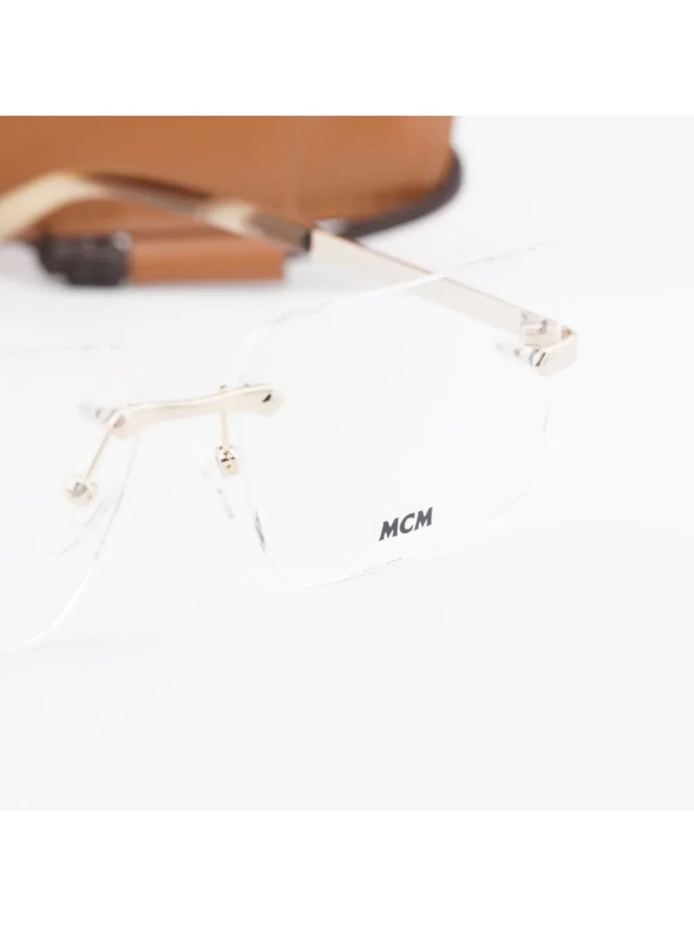 MCM MW5018-H 032 Rectangle Eyeglasses - Pale Gold 56mm